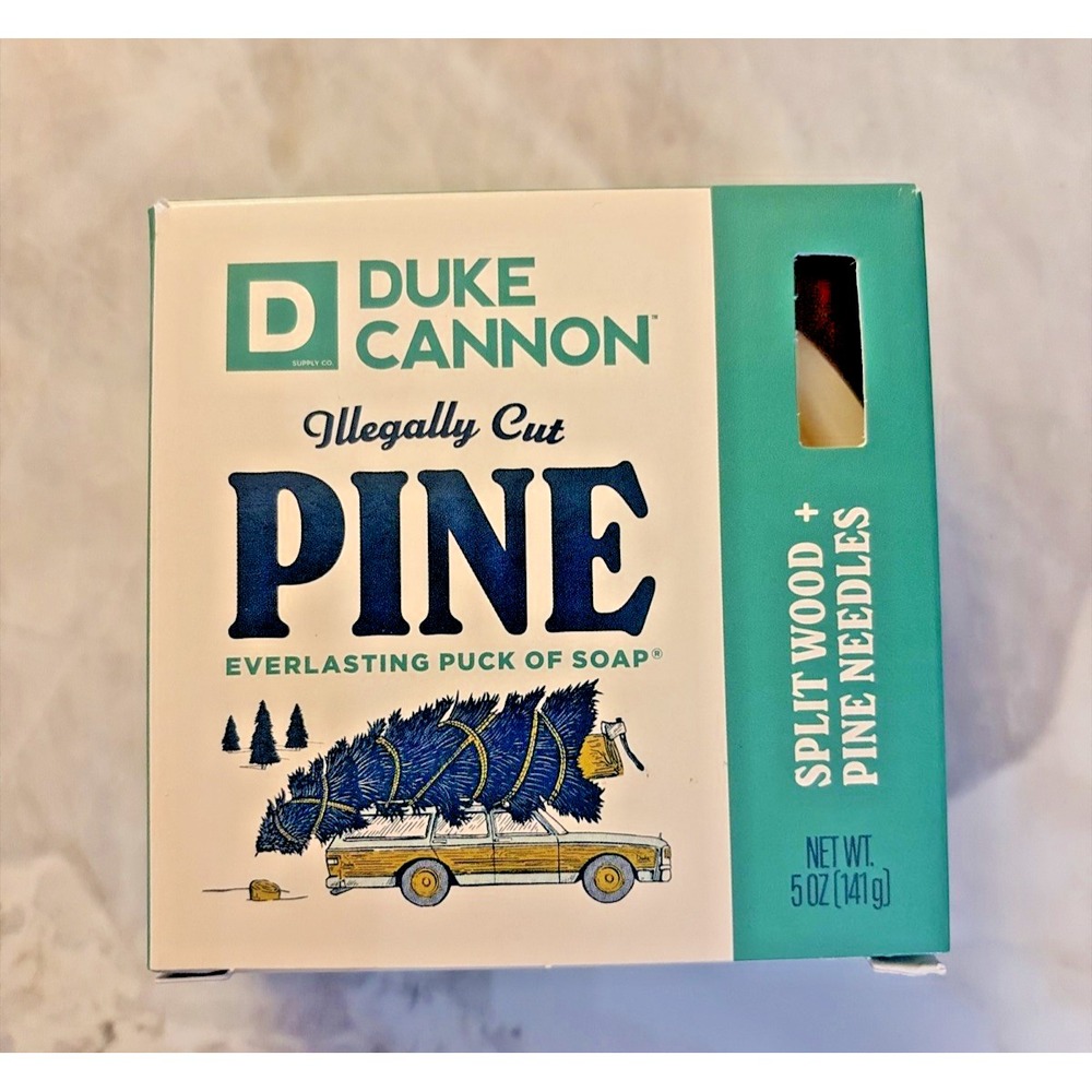 Duke Cannon Soap - Illegally Cut Pine Scent - Puck Shaped - 5 oz
